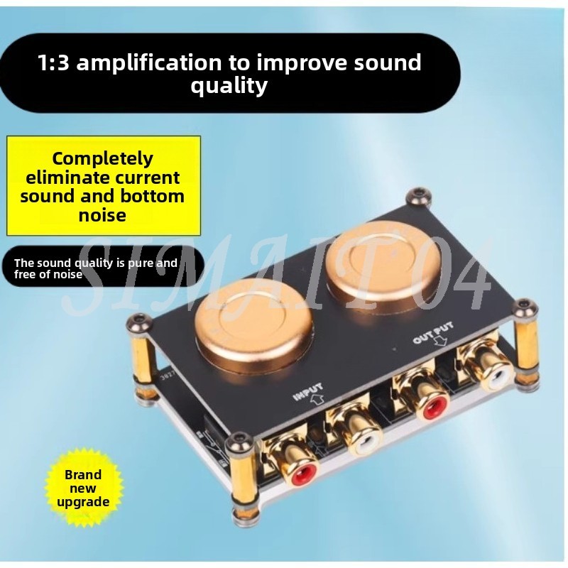 Passive Preamp - Audio Isolator Boost Cow Audio Improvement