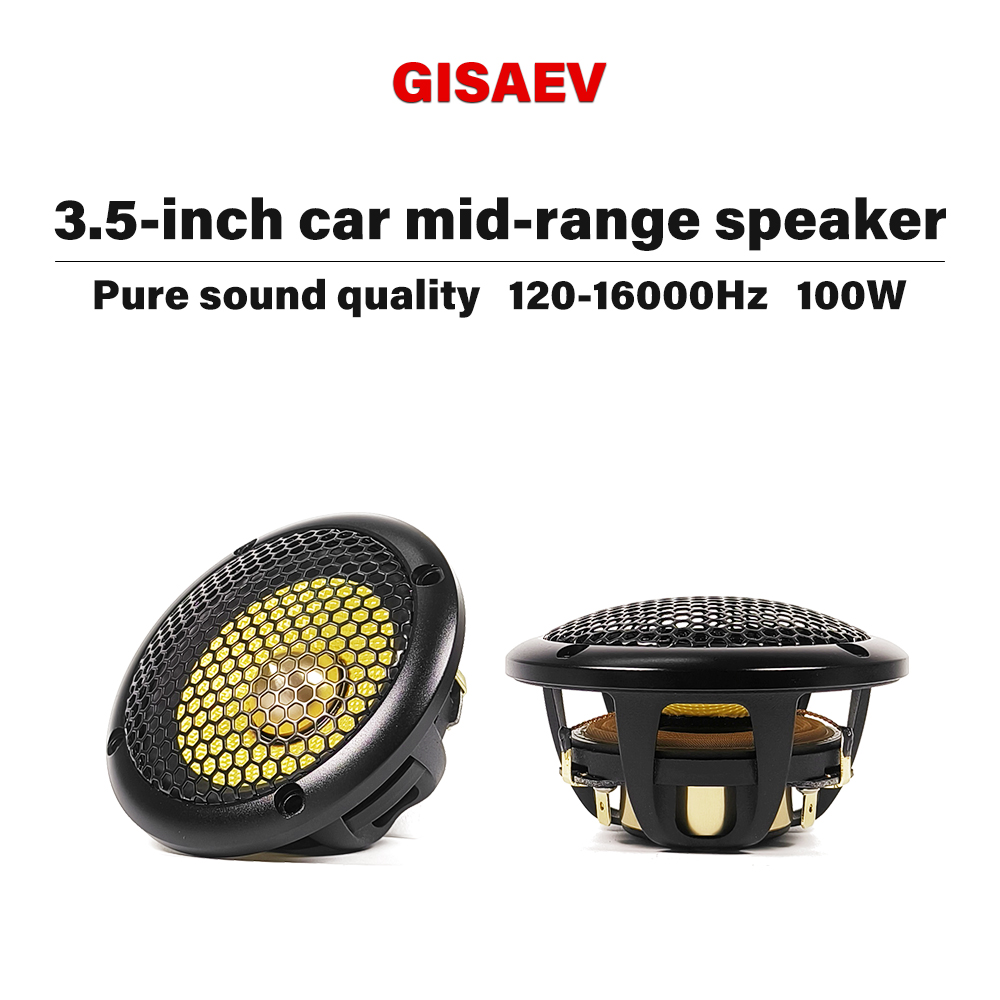 Speaker Driver - 2pcs 3.5-inch Bullet Guided Mid-Range Speaker,
