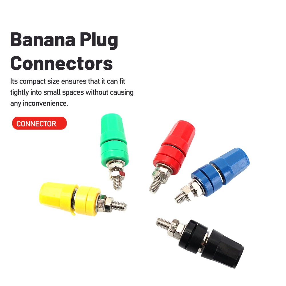 1-6PCS 4MM Banana Socket Insul - đánh giá và giá Speaker Terminal