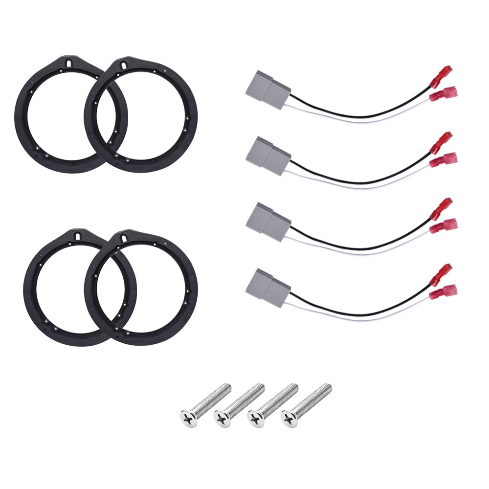 2pair 6.5inch Car Door Speaker - đánh giá và giá Audio Jumper Wire