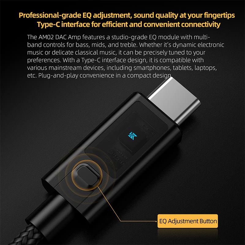 KZ AM02 TYPE-C TO 3.5 Integrat - đánh giá và giá Headphone Parts