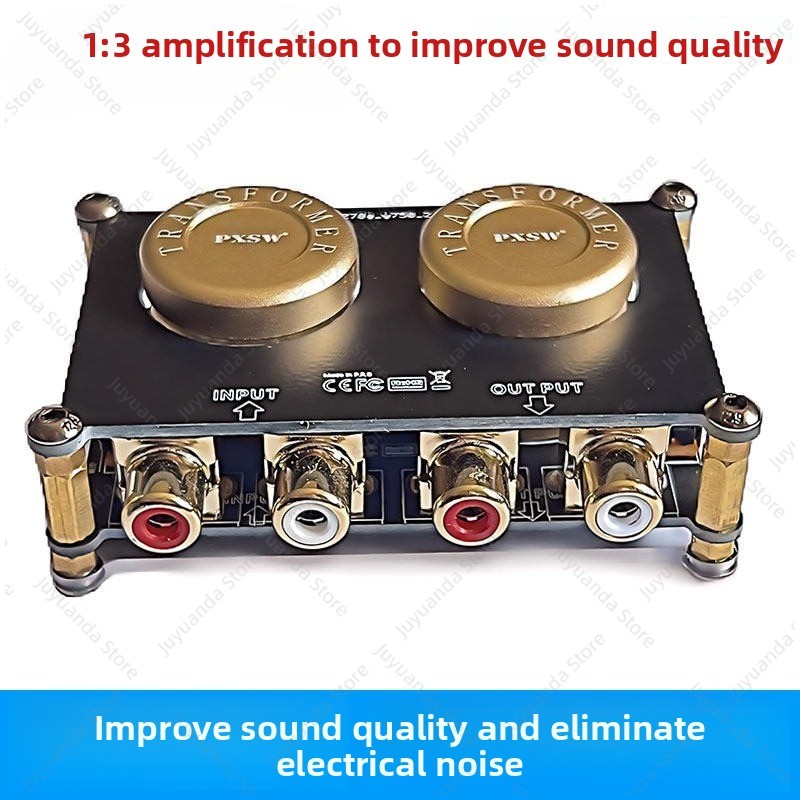 AV103 Audio Isolator Step-up T - đánh giá và giá Passive Preamp