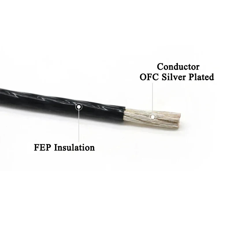 1~100m PTFE Silver Plated Elec - đánh giá và giá Audio Jumper Wire