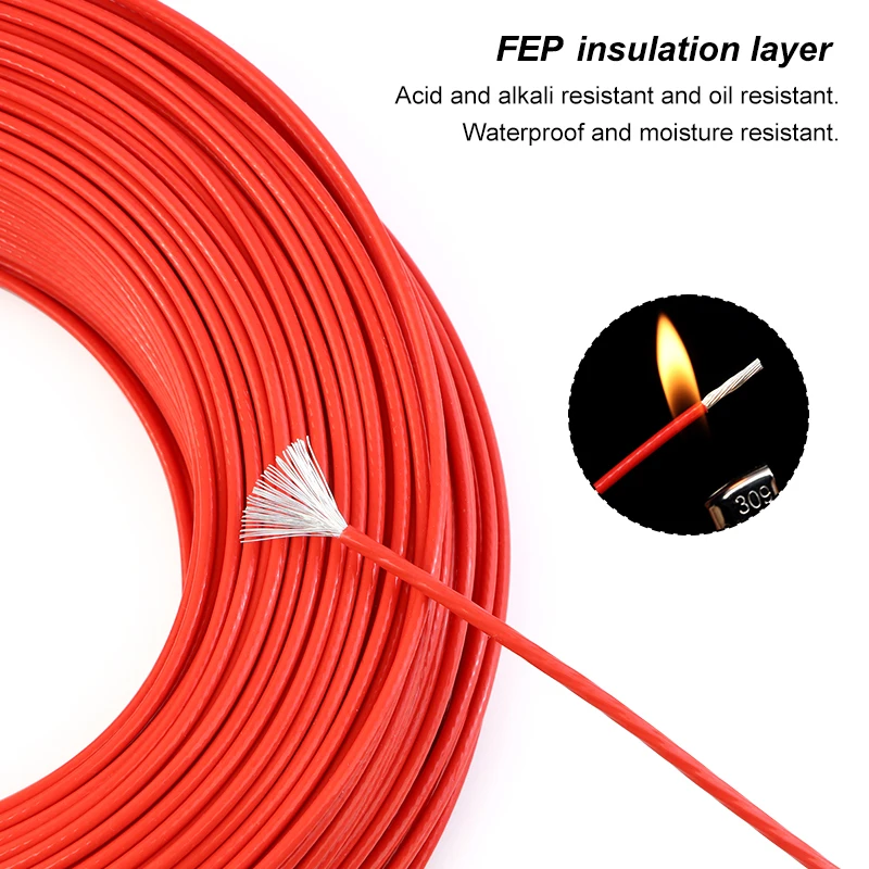 1~100m PTFE Silver Plated Elec - đánh giá và giá Audio Jumper Wire
