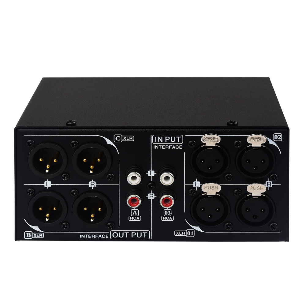 3 in 3 out fully balanced XLR  - đánh giá và giá Passive Preamp