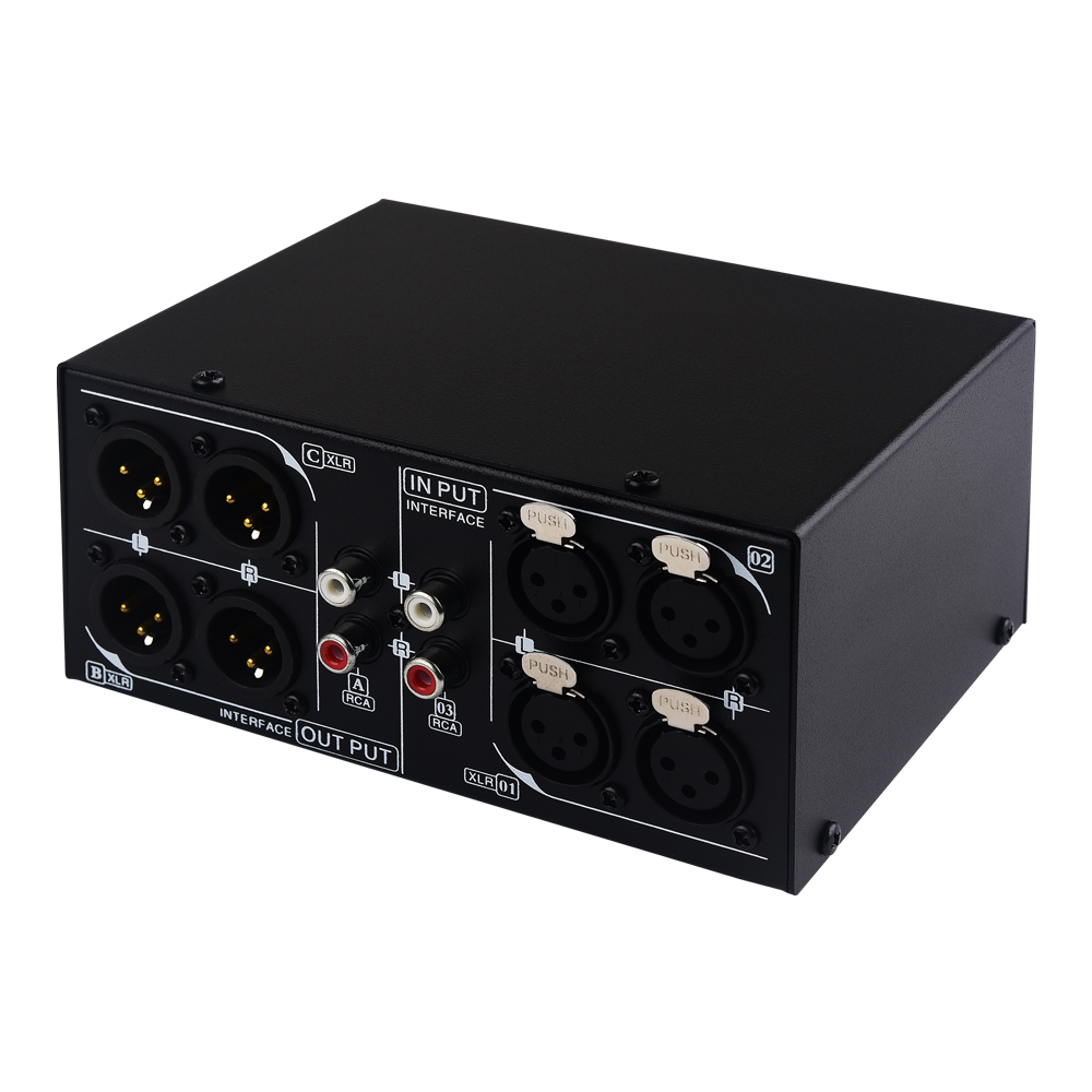 3 in 3 out fully balanced XLR  - đánh giá và giá Passive Preamp