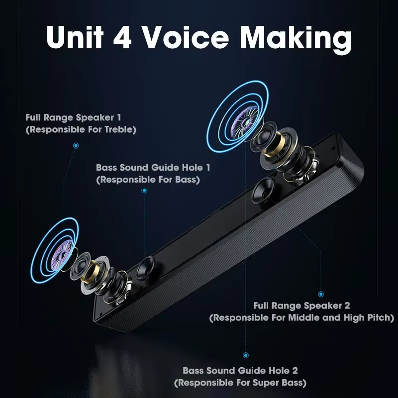 Bluetooth 5.0 4D Surround Soun - đánh giá và giá Speaker Driver