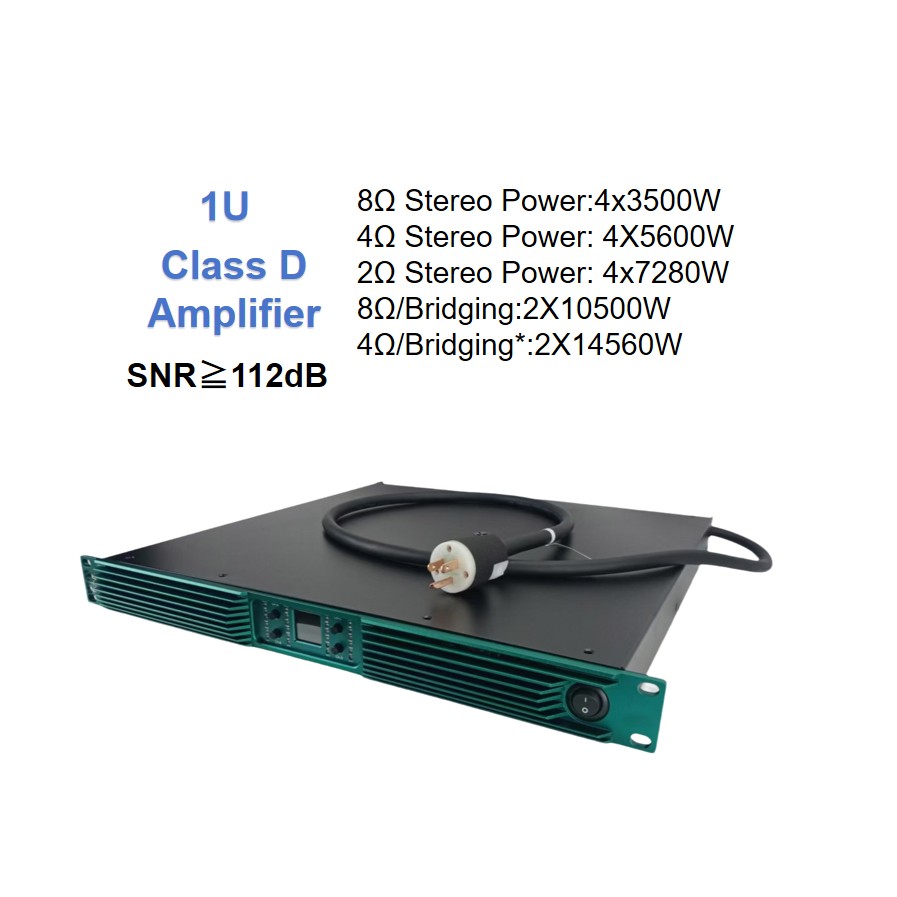Outdoor Power Amplifier 3500W  - đánh giá và giá Class D Amplifier