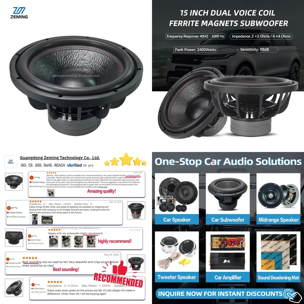 spl subwoofer 15 Car Subwoofer - đánh giá và giá Woofer