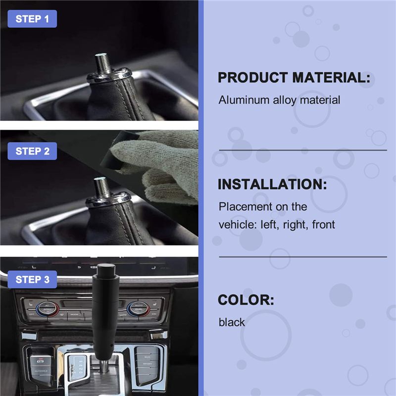 AU33-Car Auto Shift Knob With  - đánh giá và giá Knob Aluminum