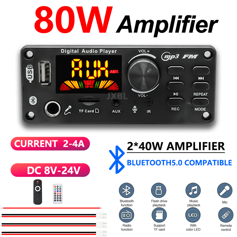 80W Bluetooth 5.0 MP3 Decoder  - đánh giá và giá Dac Board