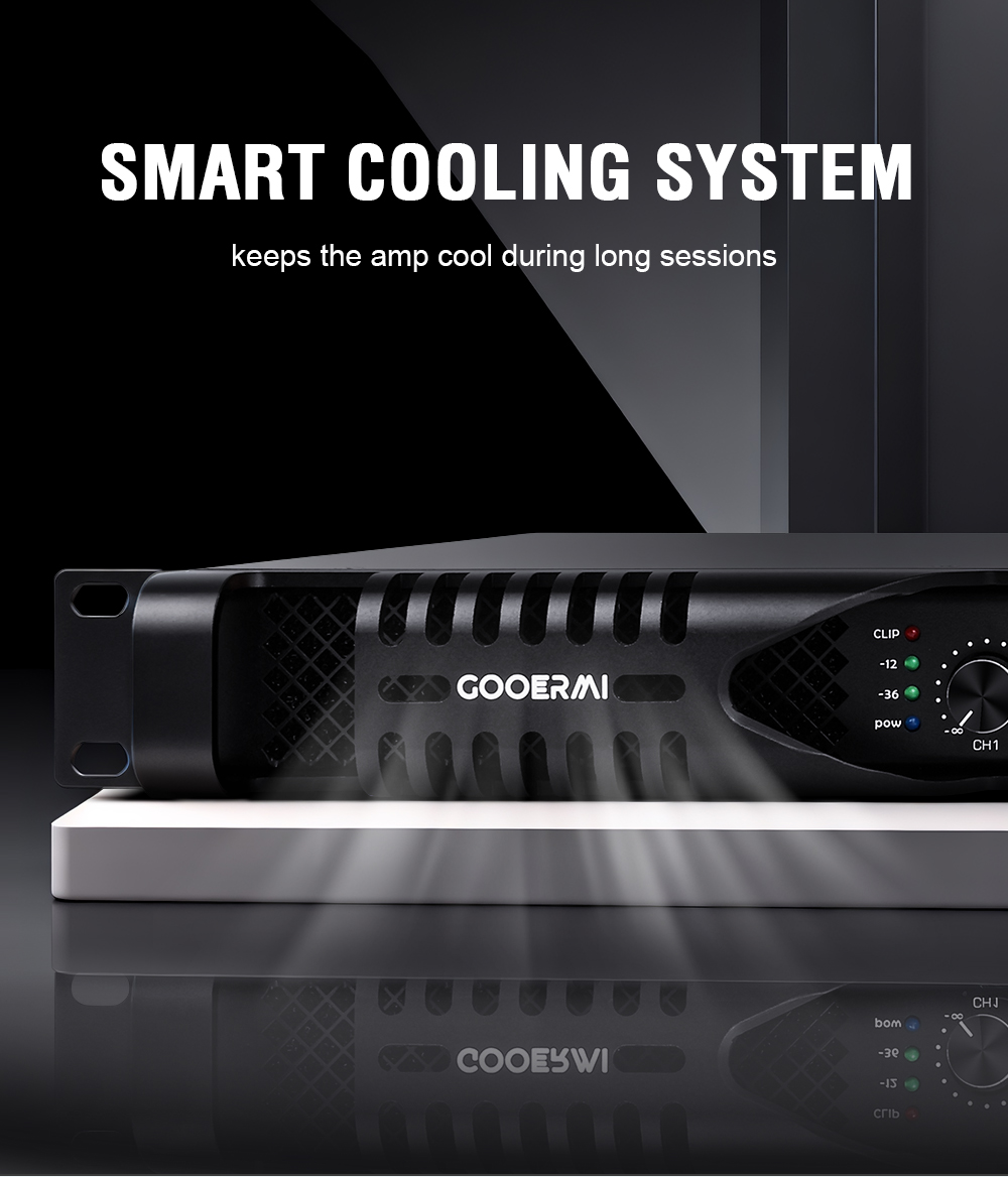 Gooermi DZ1300 1U Class D Powe - đánh giá và giá Class D Amplifier