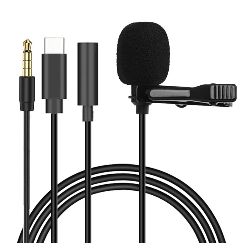 1.5m Mini Portable Lavalier Mi - đánh giá và giá Microphone Capsule