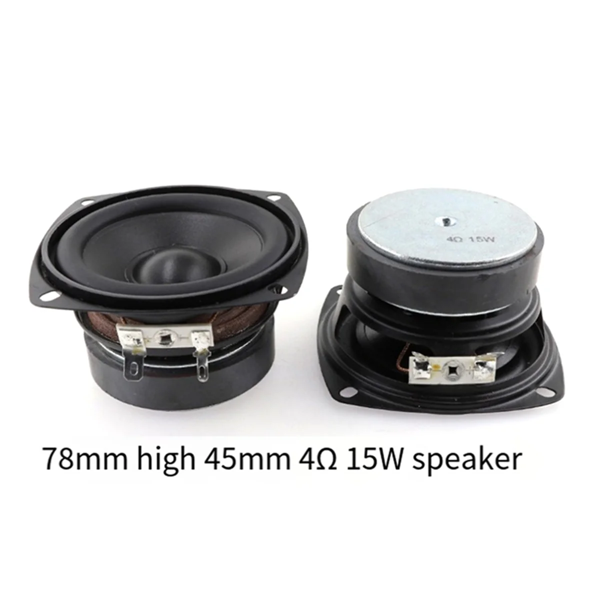 NEW 2pcs 78MM 4Ohm 15W Subwoof - đánh giá và giá Diy Speaker